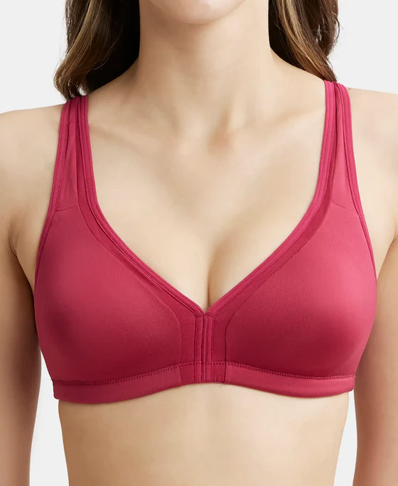 Anemone Non Padded Soft Touch Microfiber Elastane Stretch Full Coverage Everyday Bra - Image 7