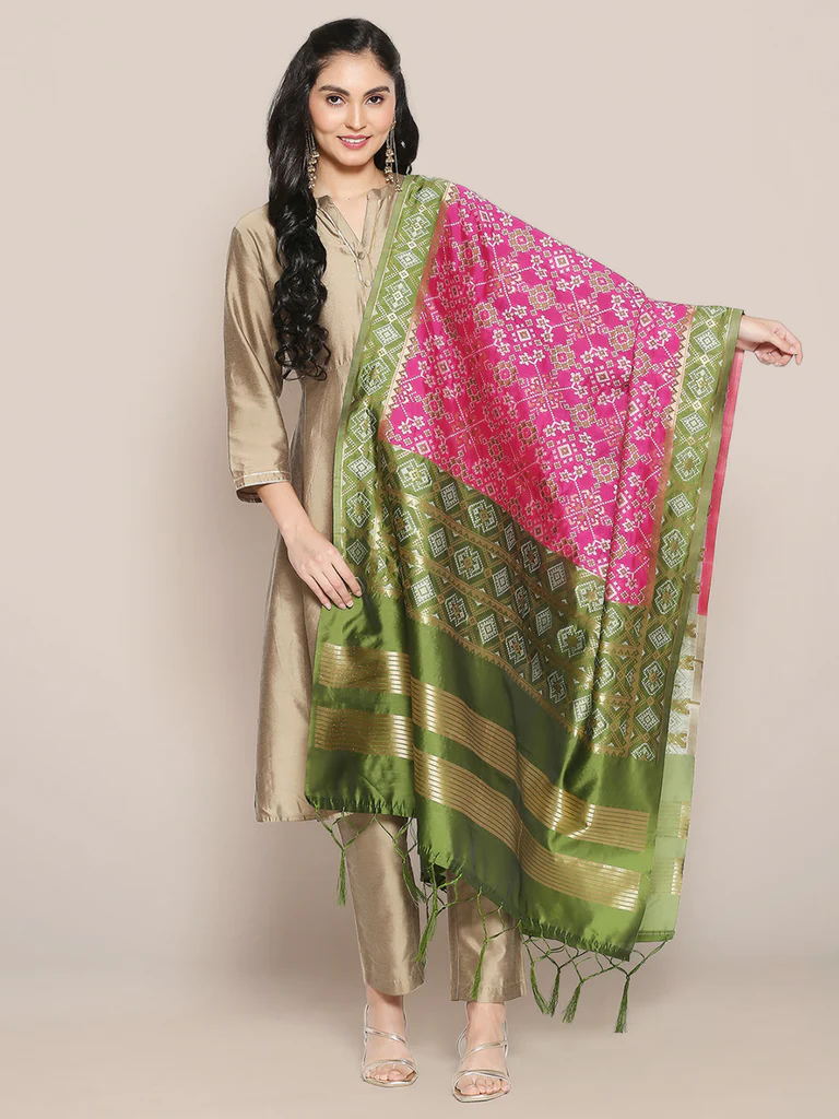 Banarasi Patola Silk Dupatta - Image 37