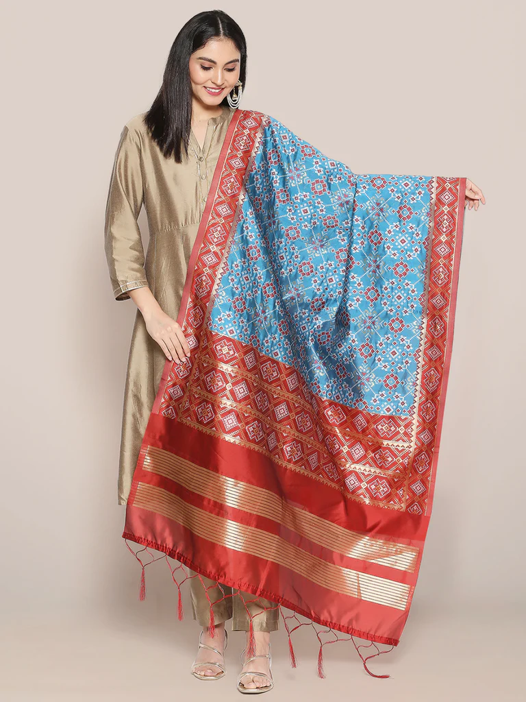 Banarasi Patola Silk Dupatta - Image 42