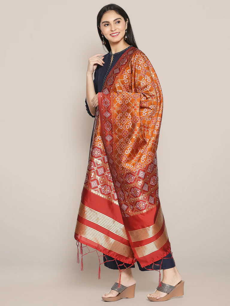 Banarasi Patola Silk Dupatta - Image 7
