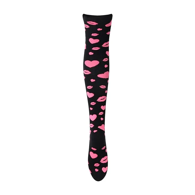 Black Knee High Socks - Casanova Edition - Image 3