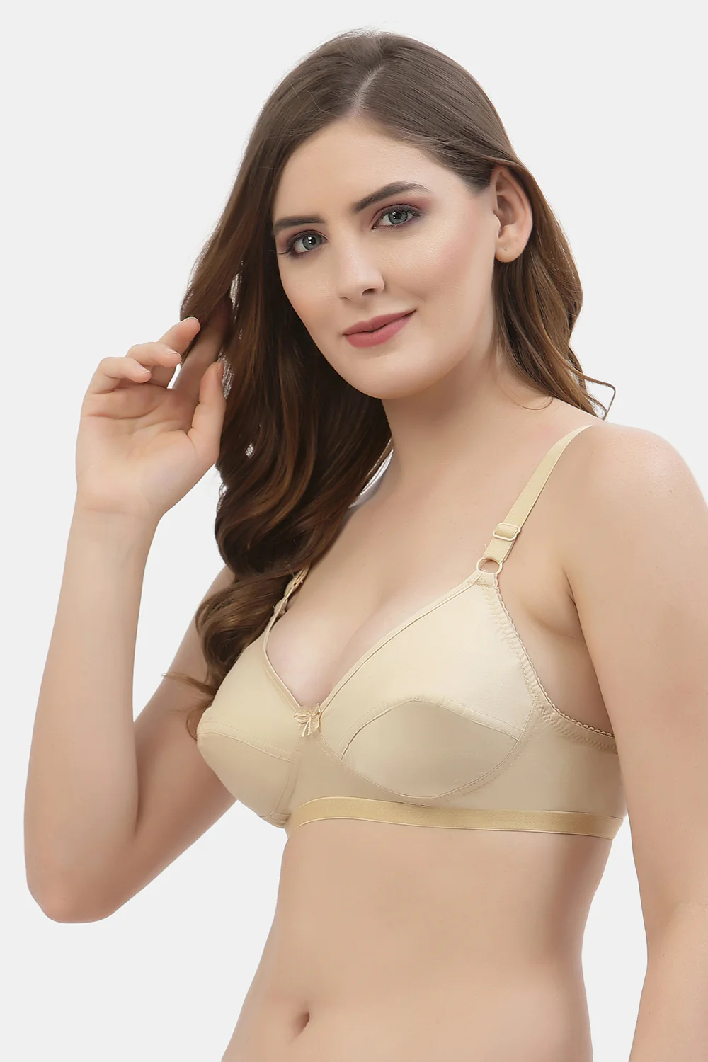Non-Wired Flora Cotton Full-Coverage Bra - Image 14