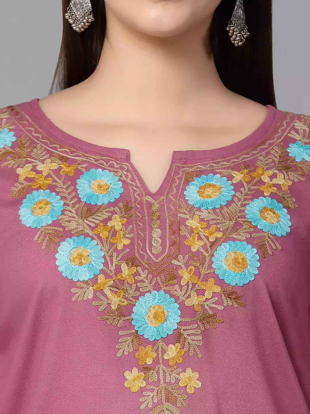 Israa Pink Short Kurti - Image 2