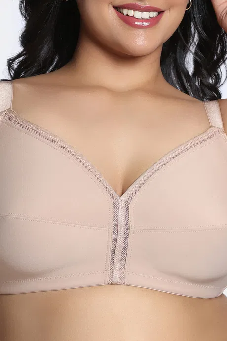 True Curv Cotton Laminated Non Wired Full Coverage Minimiser Bra - Image 4