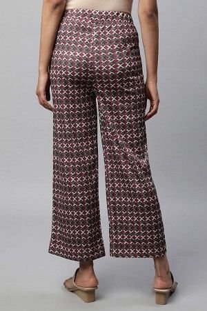 Grey Loose Fit Palazzo - Image 2