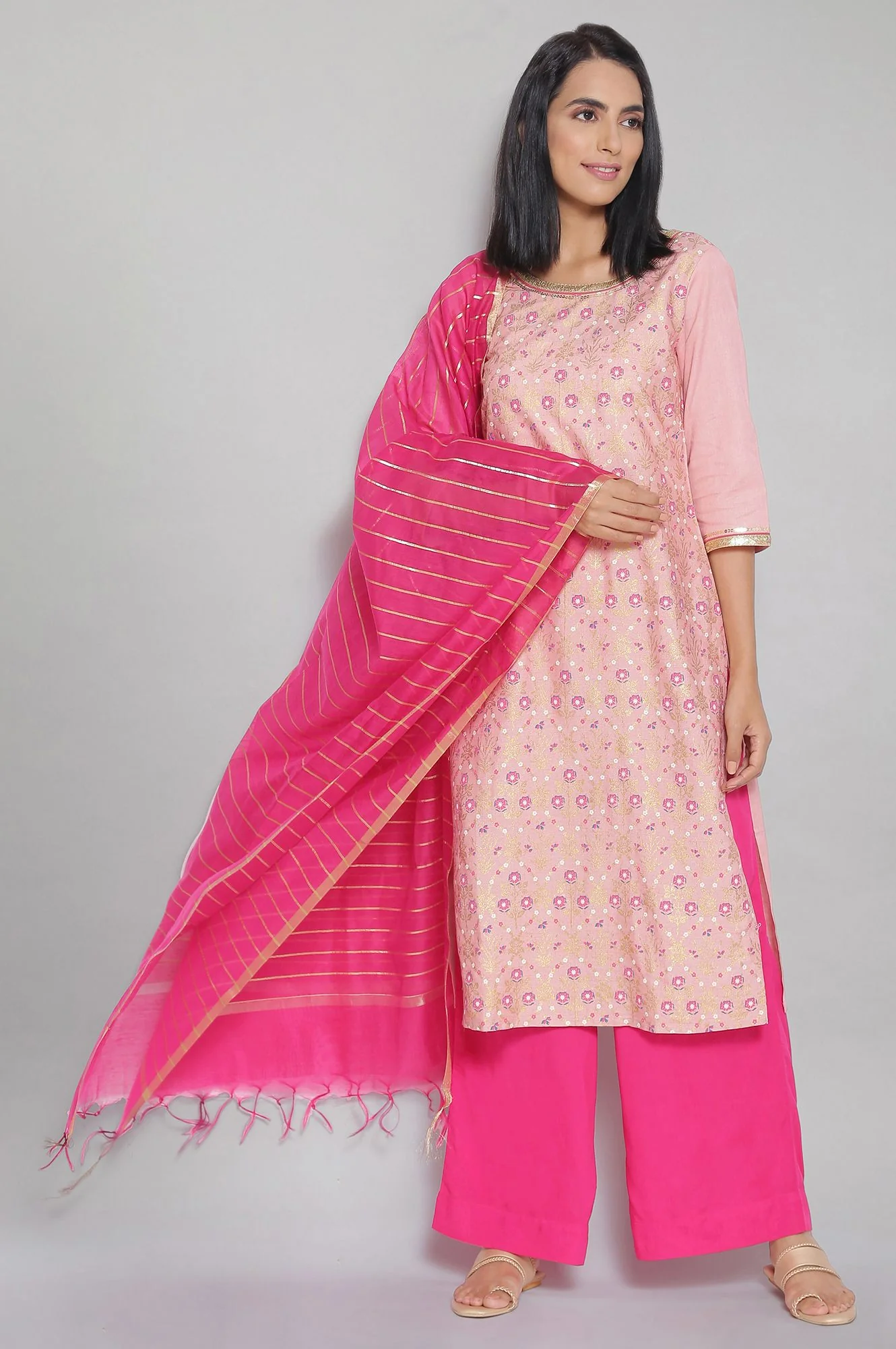Casual Regular Fit Solid Palazzos - Image 5