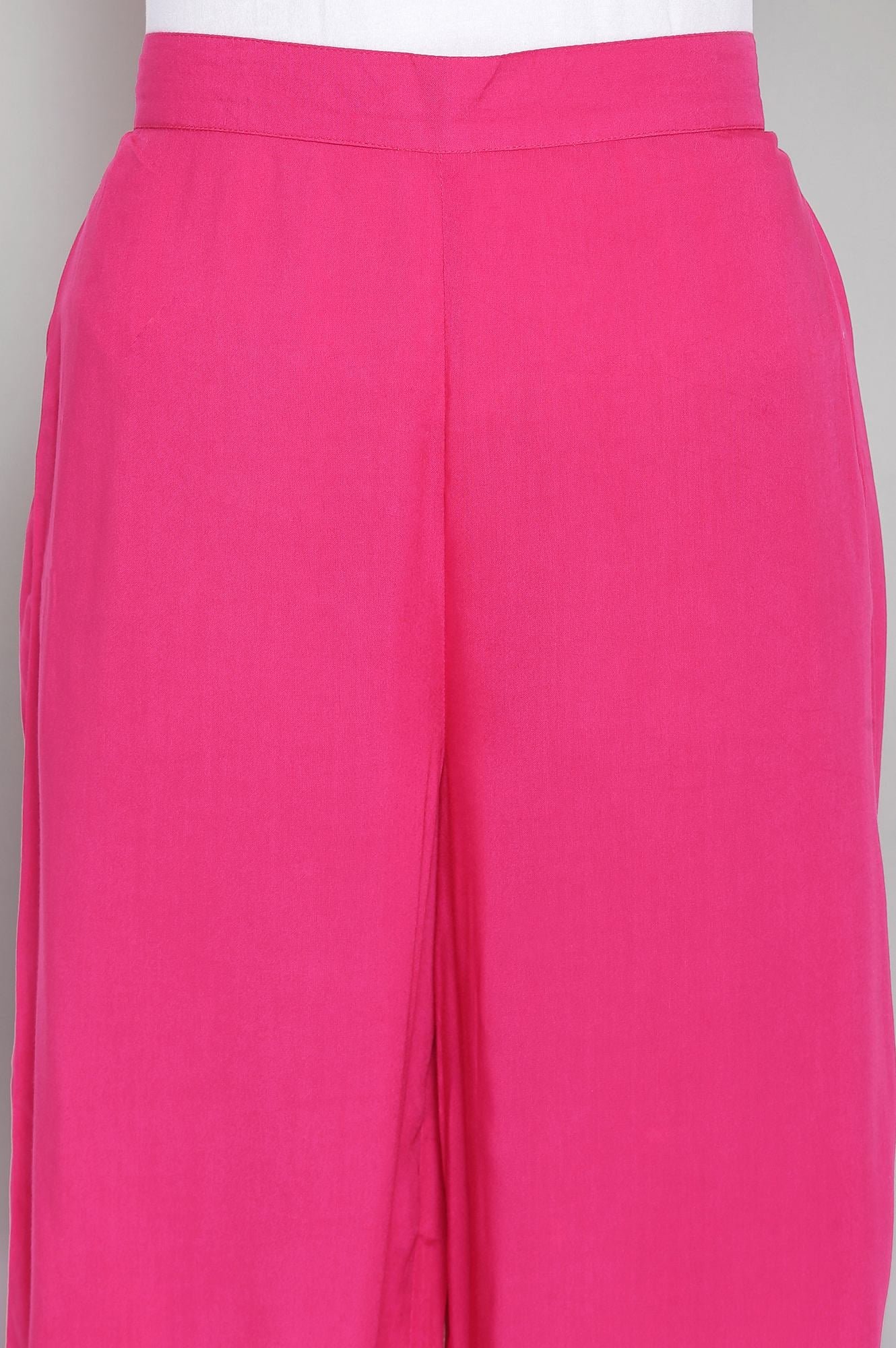 Casual Regular Fit Solid Palazzos - Image 6