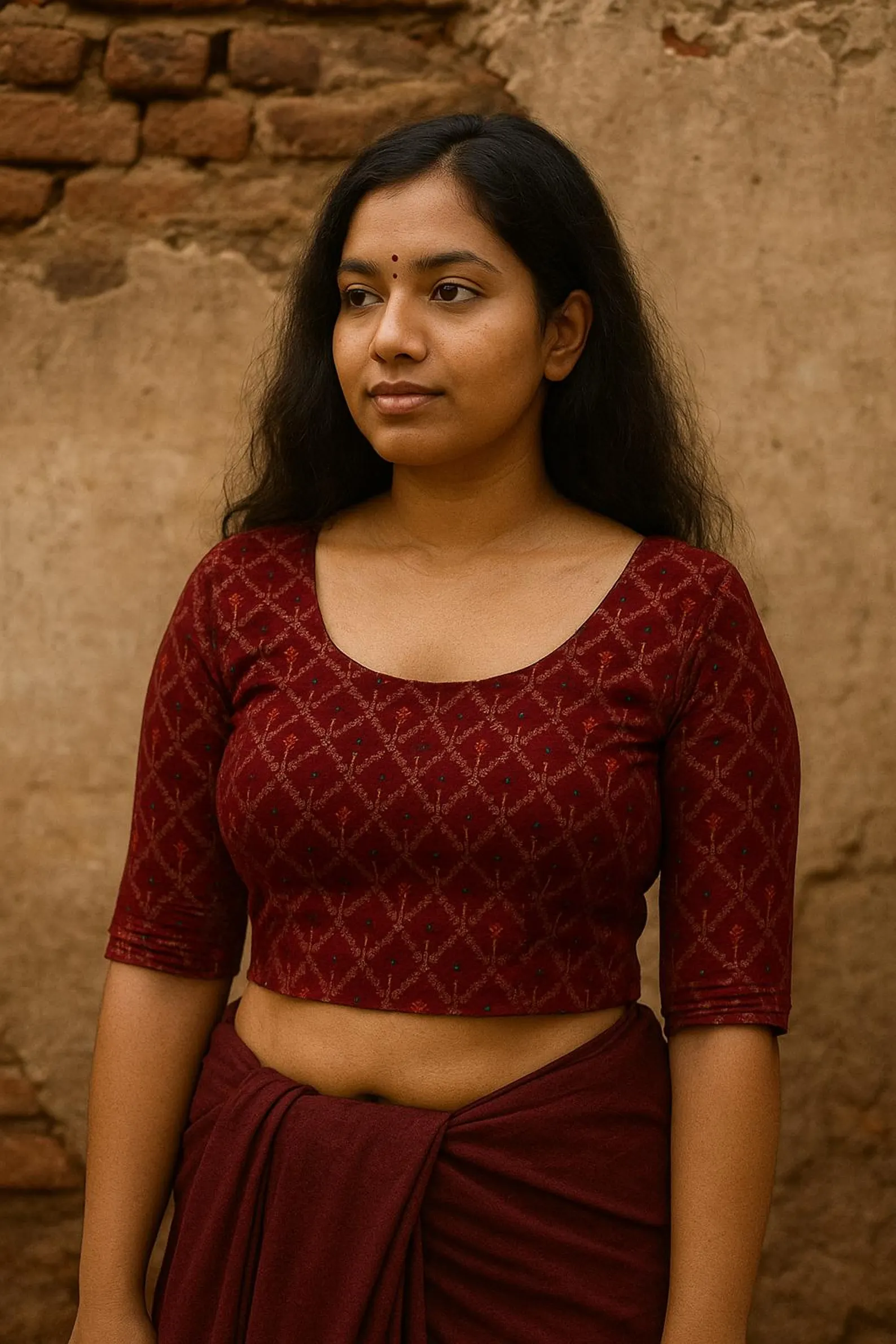 Stretchable Traditional Blouse - Image 2
